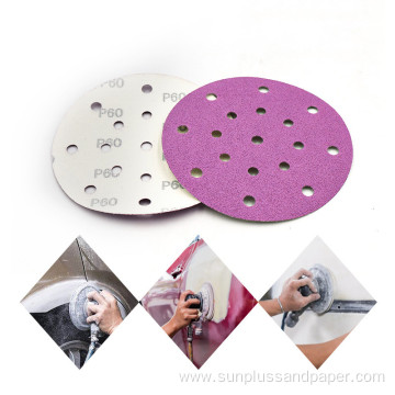 6hole Sanding Disc Dry Hook & Loop Sandpaper